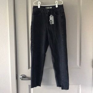 Topshop Black Mom Jeans